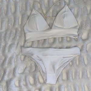 H&M white bikini